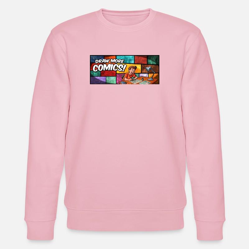 Dessinez plus de bandes dessinées ! - Sweat bio CHANGER Stanley/Stella Unisexe - rose pâle