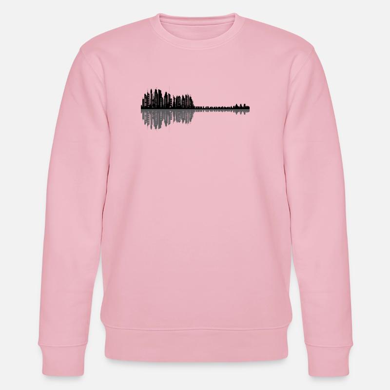 Gitarre Skyline - Stanley/Stella Unisex Bio-Sweatshirt CHANGER  - Hellrosa