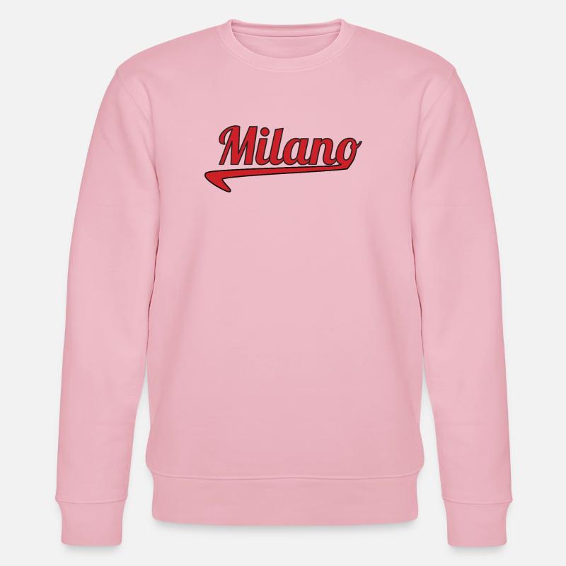 Milano Script Emblem Swoosh - Stanley/Stella Unisex Bio-Sweatshirt CHANGER  - Hellrosa