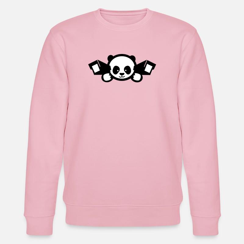 Panda de surveillance mignon – Satire chinoise - Sweat bio CHANGER Stanley/Stella Unisexe - rose pâle