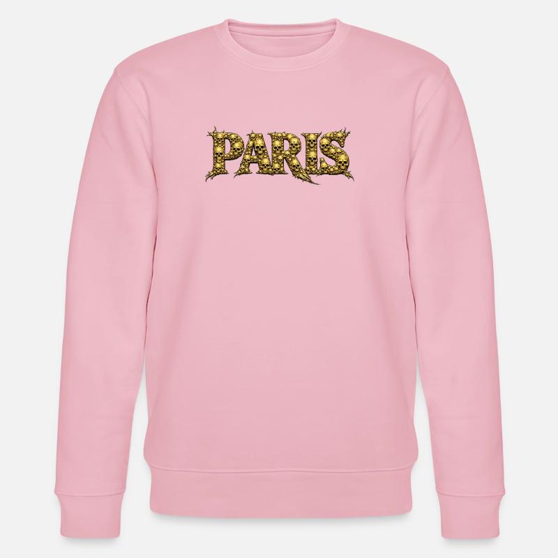 Police de CRÂNE de PARIS - Sweat bio CHANGER Stanley/Stella Unisexe - rose pâle
