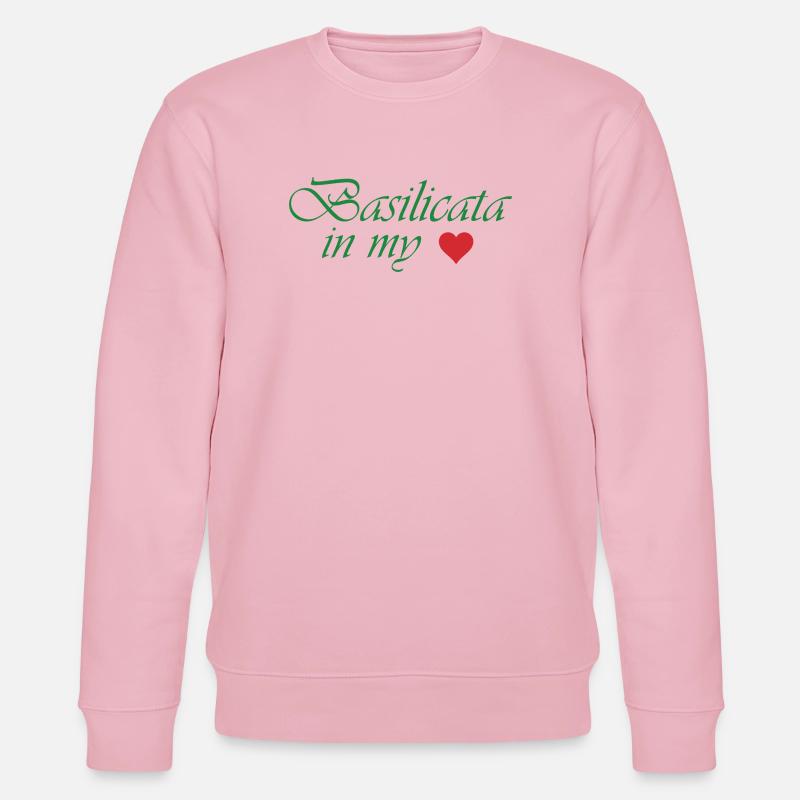 Basilicata in meinem Herzen - Stanley/Stella Unisex Bio-Sweatshirt CHANGER - Hellrosa