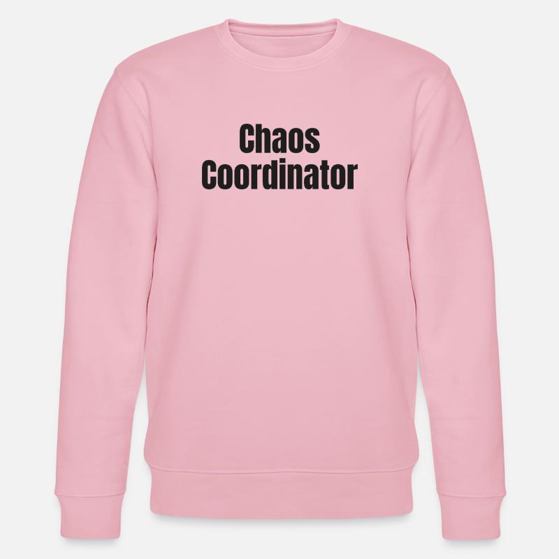 Coordinateur du Chaos - Sweat bio CHANGER Stanley/Stella Unisexe - rose pâle