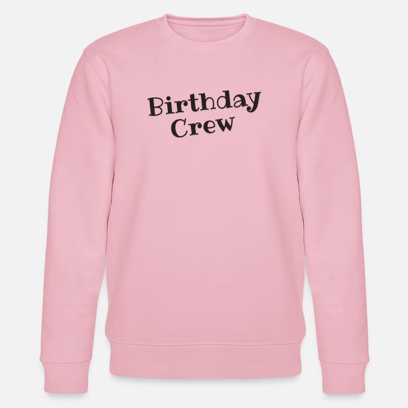 Équipe d’anniversaire - Sweat bio CHANGER Stanley/Stella Unisexe - rose pâle