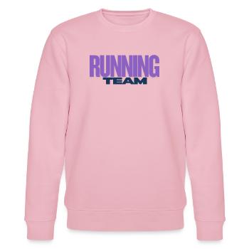 Running Team - Stanley/Stella CHANGER Unisex Organic Sweatshirt - cotton pink - Front - Jaron (178cm) & Liana (172cm)