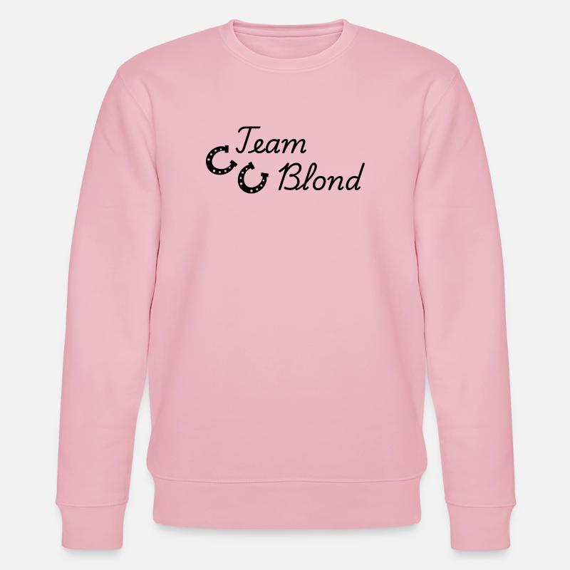 Team Blonde - Stanley/Stella Unisex Bio-Sweatshirt CHANGER  - Hellrosa