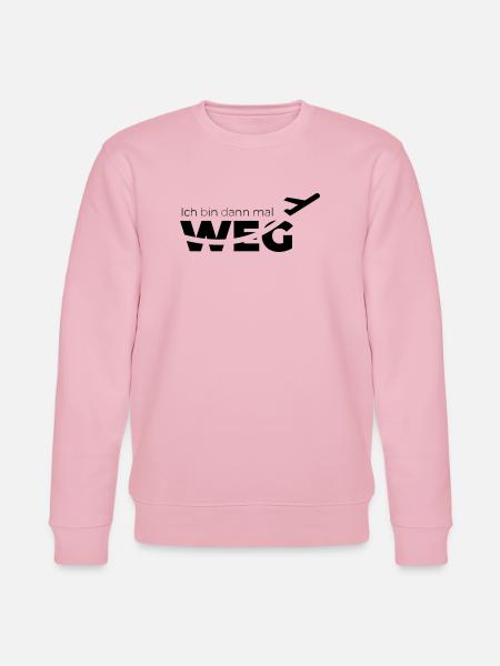 Ich bin dann mal weg - Stanley/Stella Unisex Bio-Sweatshirt CHANGER  - Hellrosa