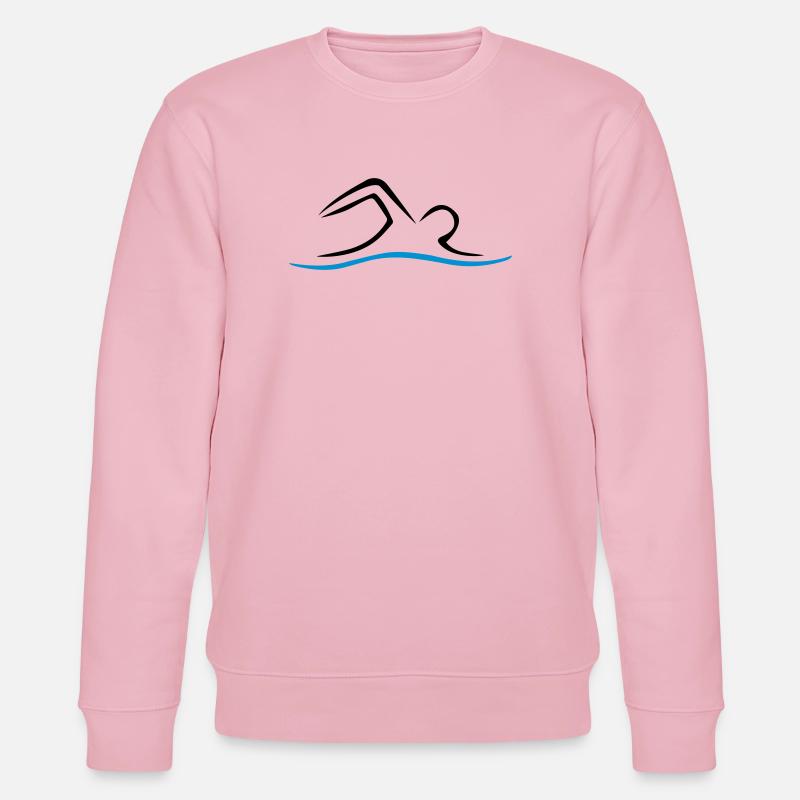 SCHWIMMEN - Stanley/Stella Unisex Bio-Sweatshirt CHANGER  - Hellrosa