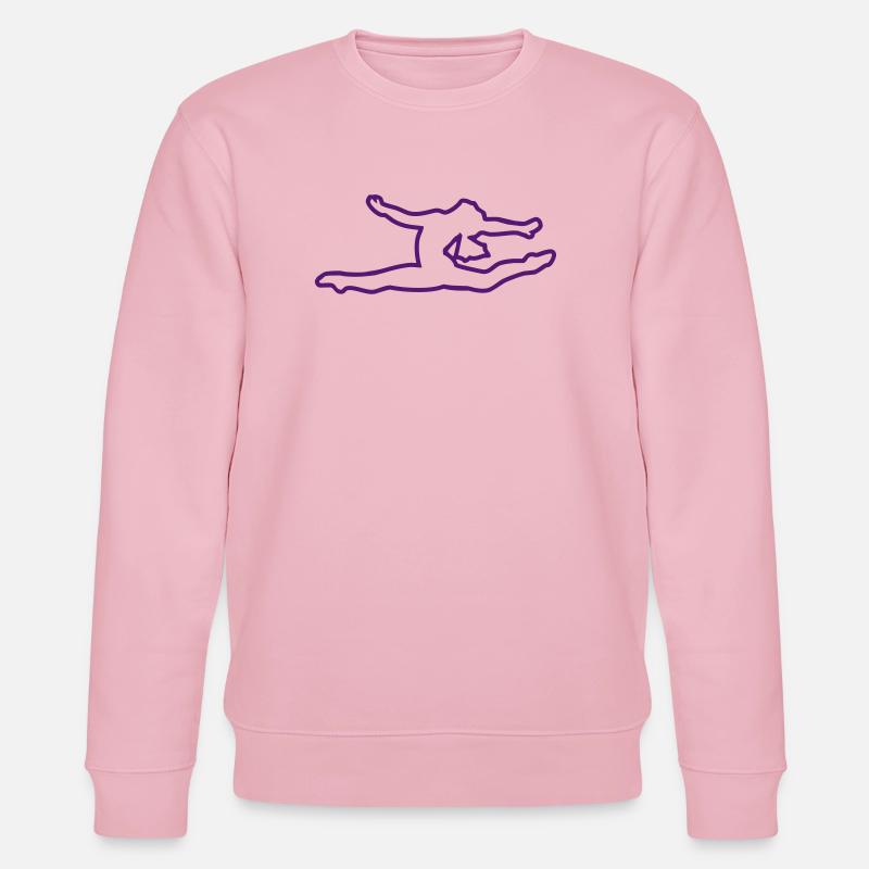 Gymnastik Mädchen - Stanley/Stella Unisex Bio-Sweatshirt CHANGER  - Hellrosa