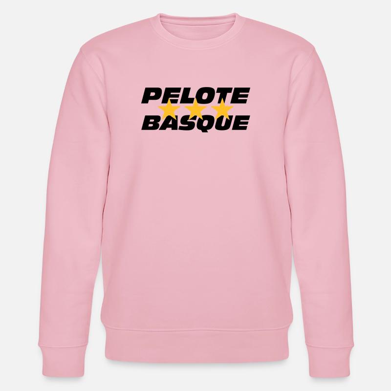 Pelote Basque - Sweat bio CHANGER Stanley/Stella Unisexe - rose pâle
