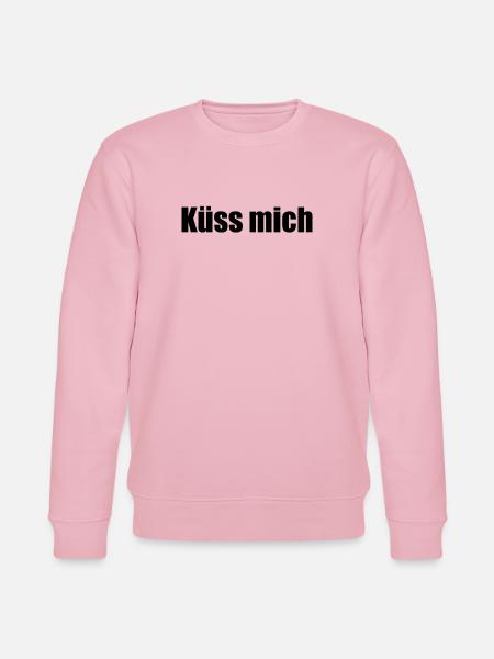 Küss mich - Stanley/Stella Unisex Bio-Sweatshirt CHANGER  - Hellrosa