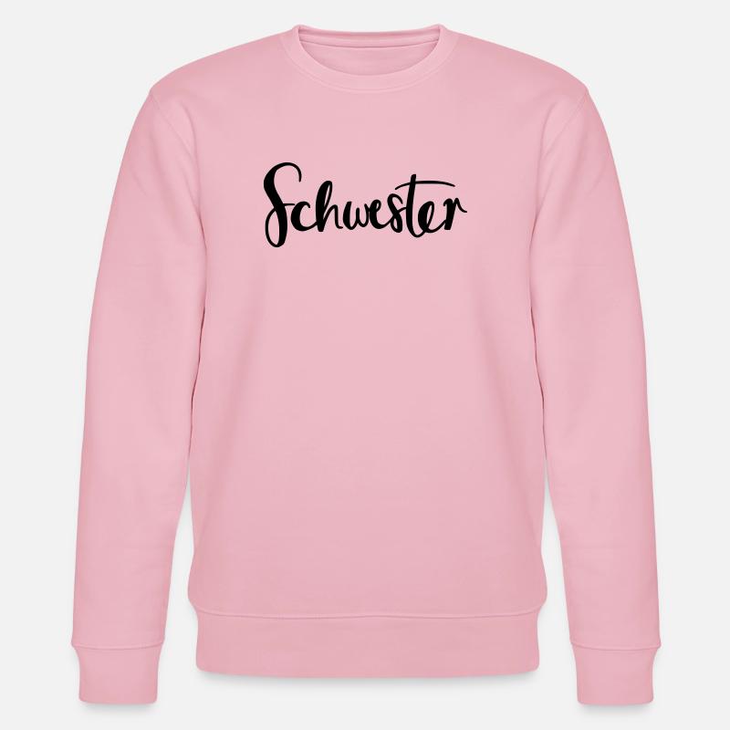Schwester - Stanley/Stella Unisex Bio-Sweatshirt CHANGER  - Hellrosa