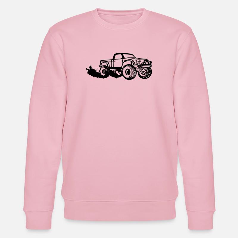Pickup schwarz - Stanley/Stella Unisex Bio-Sweatshirt CHANGER  - Hellrosa