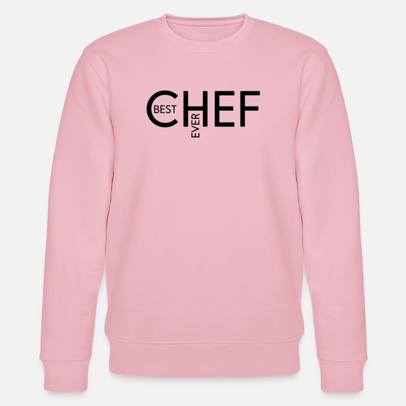 Best Chef ever - Stanley/Stella Unisex Bio-Sweatshirt CHANGER  - Hellrosa