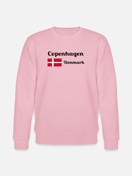 Copenhagen Denmark - Stilfulde prints - Stanley/Stella økologisk unisex-sweatshirt CHANGER  - lys rosa