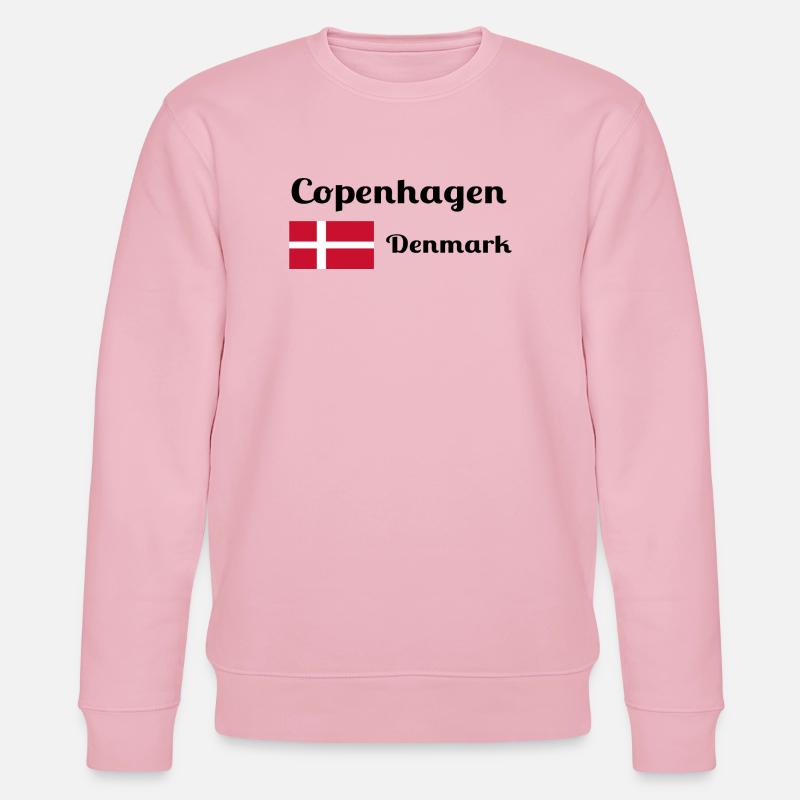 Copenhagen Denmark - Stylish prints - Stanley/Stella CHANGER Unisex Organic Sweatshirt - cotton pink