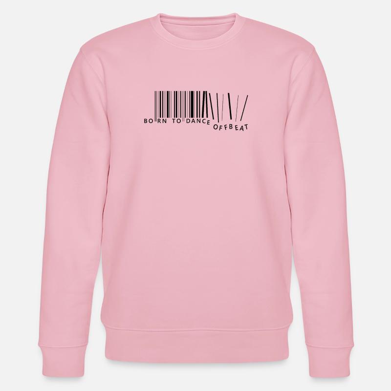 Né pour danser décalé - Sweat bio CHANGER Stanley/Stella Unisexe - rose pâle