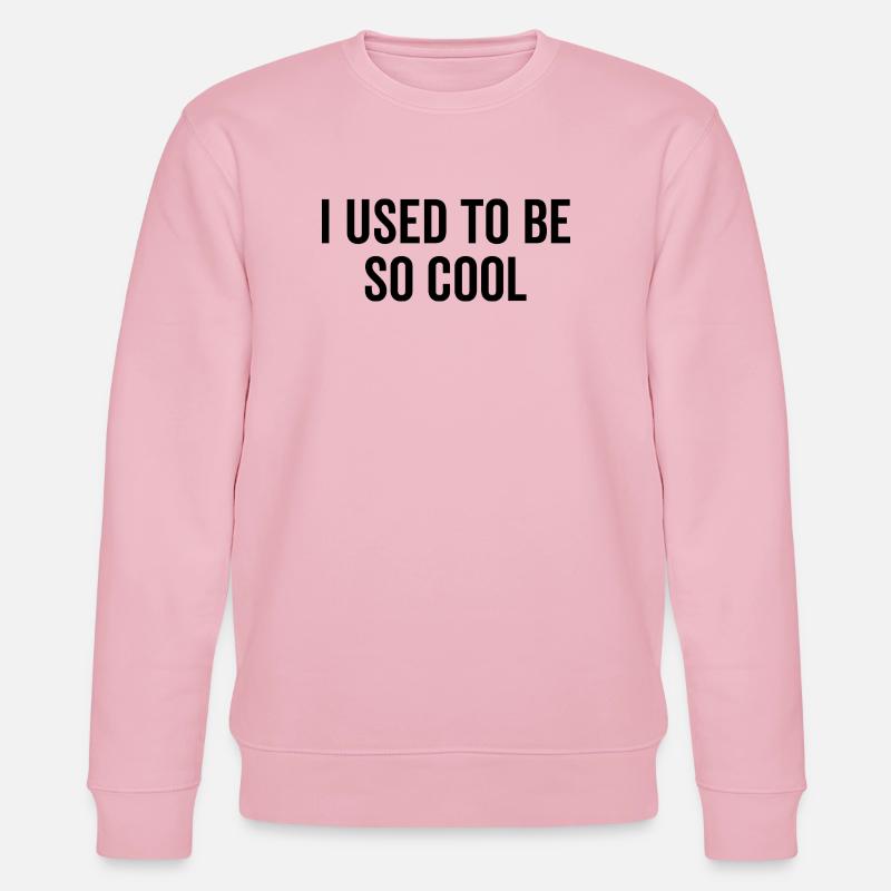 Früher war ich so cool - Stanley/Stella Unisex Bio-Sweatshirt CHANGER  - Hellrosa