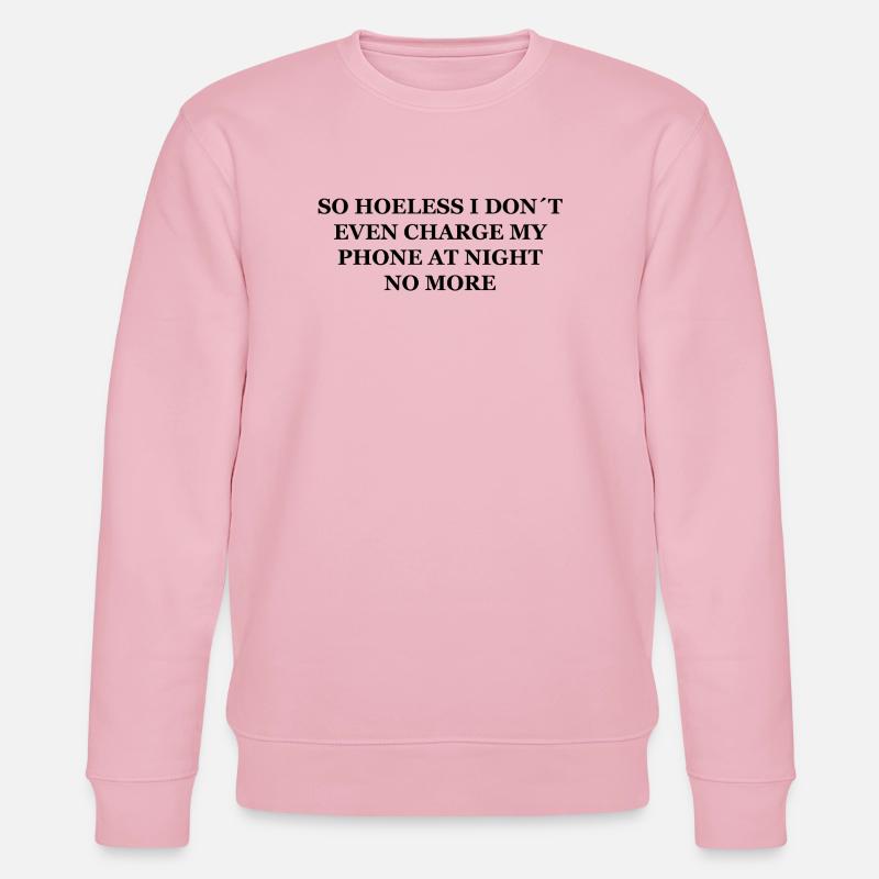HOELESS - Stanley/Stella Unisex Bio-Sweatshirt CHANGER  - Hellrosa