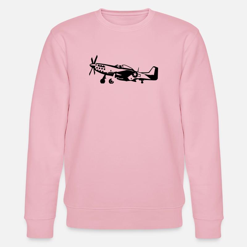 P-51 - Sweat bio CHANGER Stanley/Stella Unisexe - rose pâle