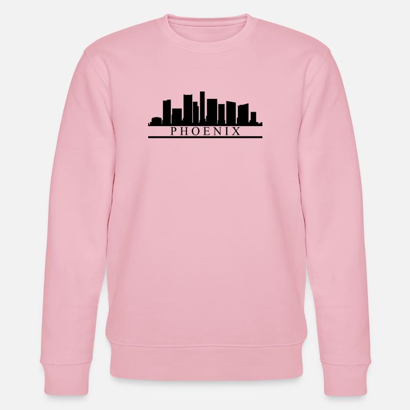 Skyline Phoenix - Stanley/Stella Unisex Bio-Sweatshirt CHANGER  - Hellrosa