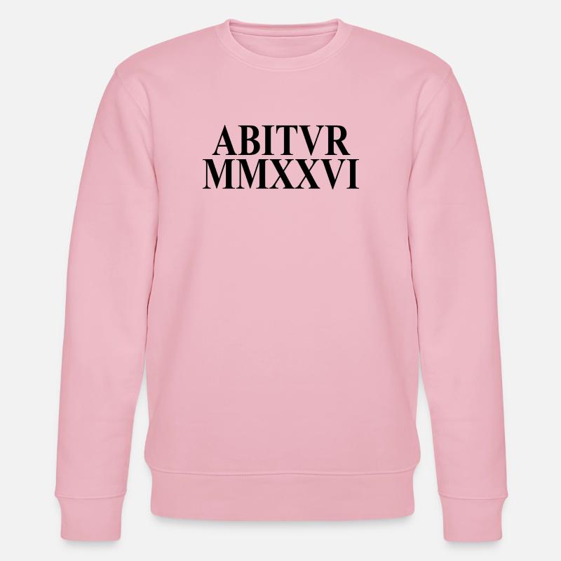 Abitur 2026 - Abitur - Chiffres romains - Latin - Sweat bio CHANGER Stanley/Stella Unisexe - rose pâle