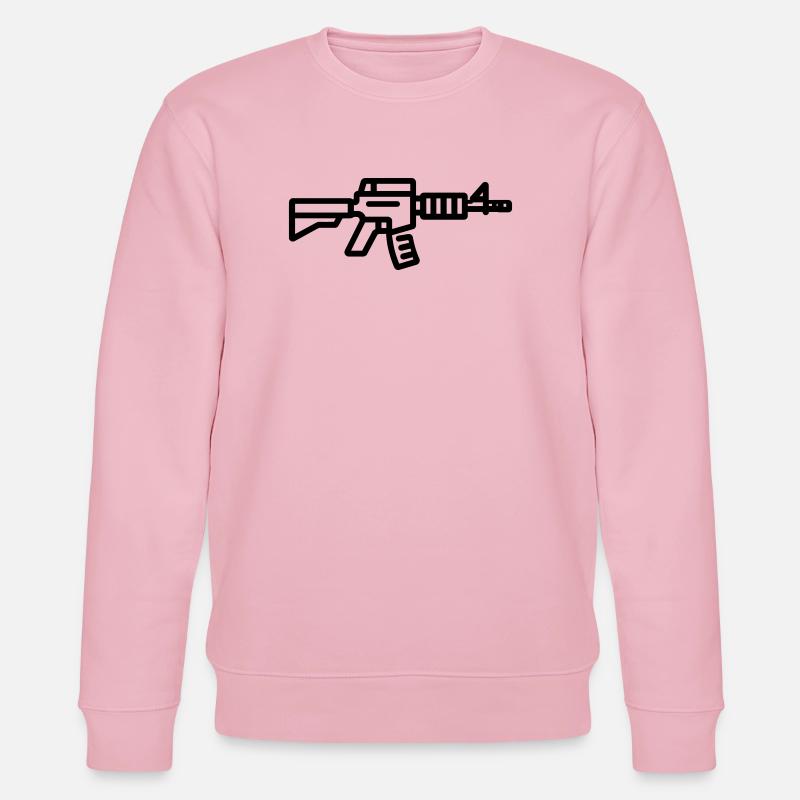 fusil - Sweat bio CHANGER Stanley/Stella Unisexe - rose pâle