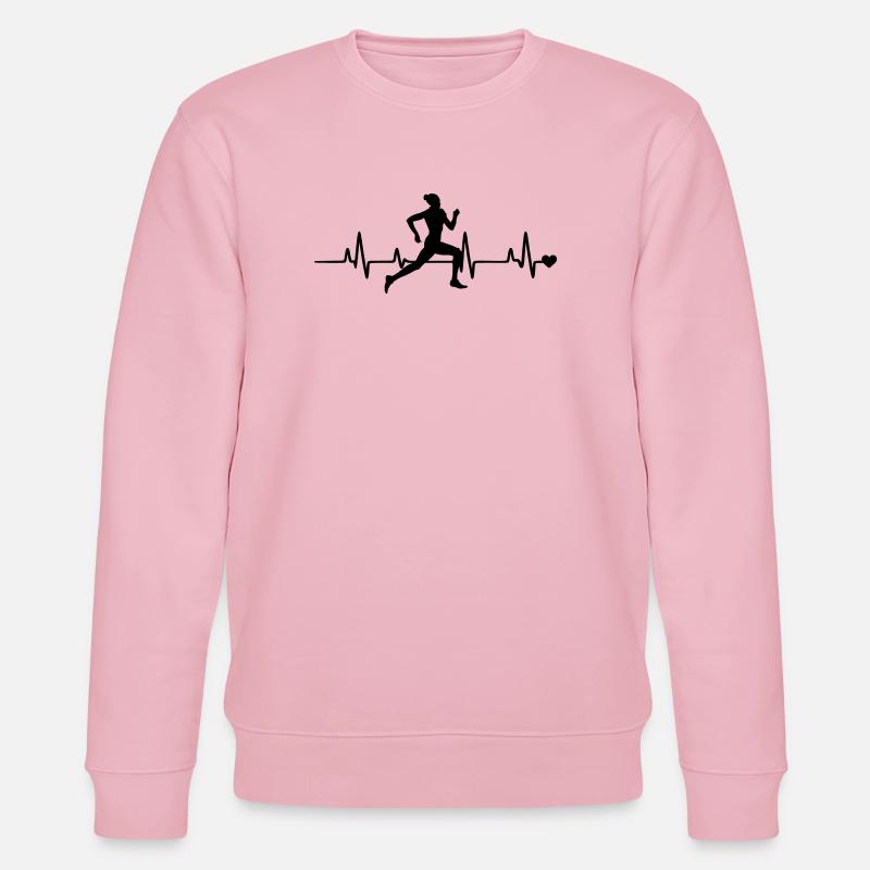 Coureur - Sweat bio CHANGER Stanley/Stella Unisexe - rose pâle