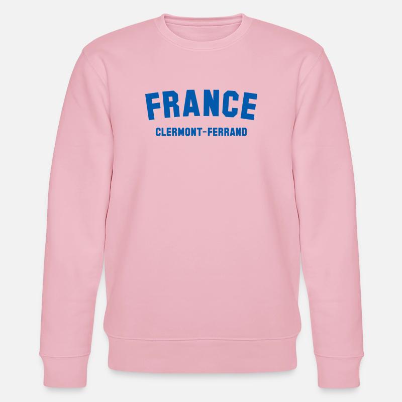 Clermont Ferrand France Frankreich - Stanley/Stella Unisex Bio-Sweatshirt CHANGER  - Hellrosa