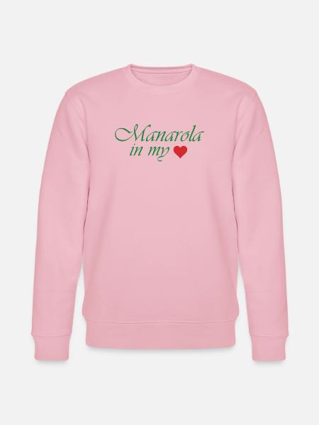 Manarola in my Heart - Stanley/Stella CHANGER Unisex Organic Sweatshirt - cotton pink