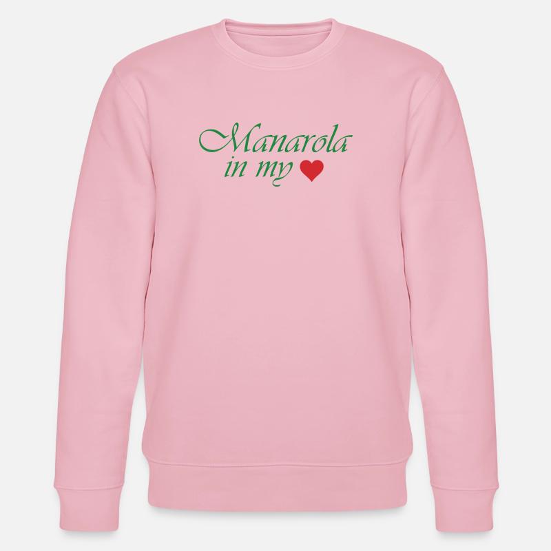 Manarola dans mon cœur - Sweat bio CHANGER Stanley/Stella Unisexe - rose pâle