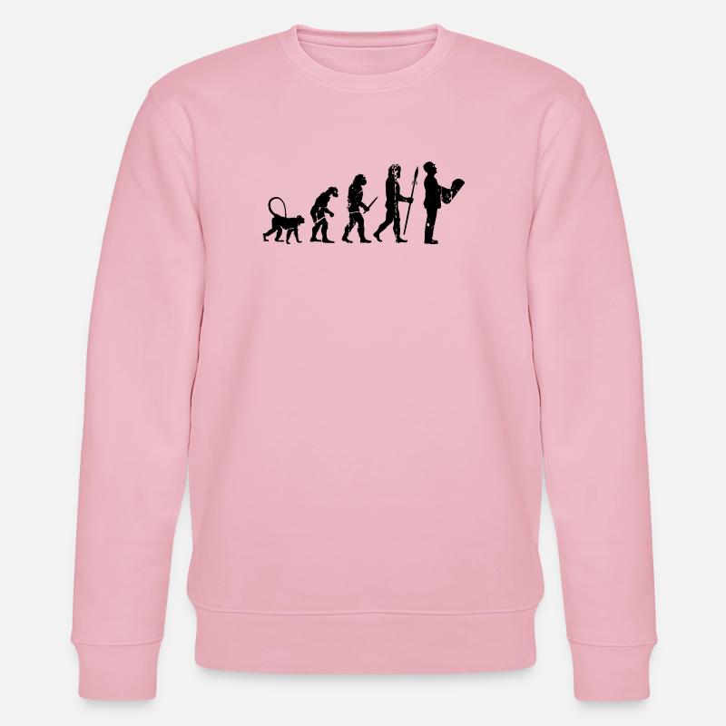 Entwicklung der Architektur - Stanley/Stella Unisex Bio-Sweatshirt CHANGER - Hellrosa