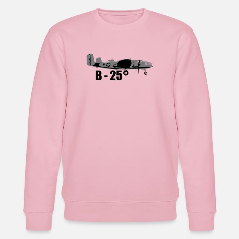 Bomber B-25 - Stanley/Stella Unisex Bio-Sweatshirt CHANGER  - Hellrosa