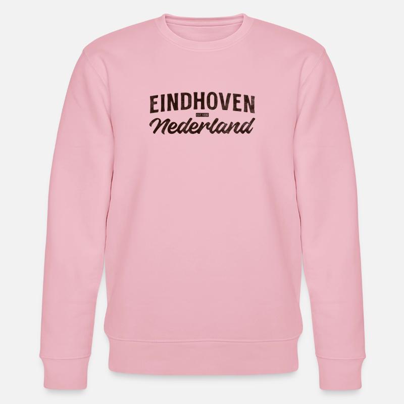 Eindhoven Nederland Script Logo - Sweat bio CHANGER Stanley/Stella Unisexe - rose pâle