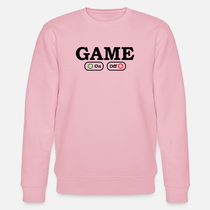 Mode de jeu : Activé/Désactivé - Sweat bio CHANGER Stanley/Stella Unisexe - rose pâle