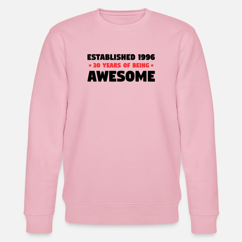 Fondé en 1996 30 ans d’anniversaire génial - Sweat bio CHANGER Stanley/Stella Unisexe - rose pâle
