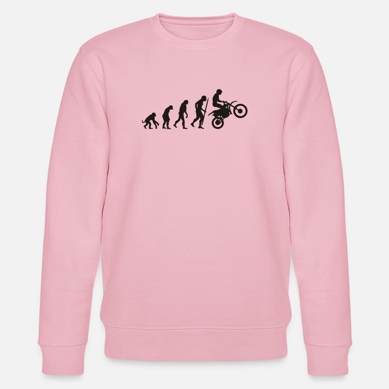 Evolution moto - Sweat bio CHANGER Stanley/Stella Unisexe - rose pâle