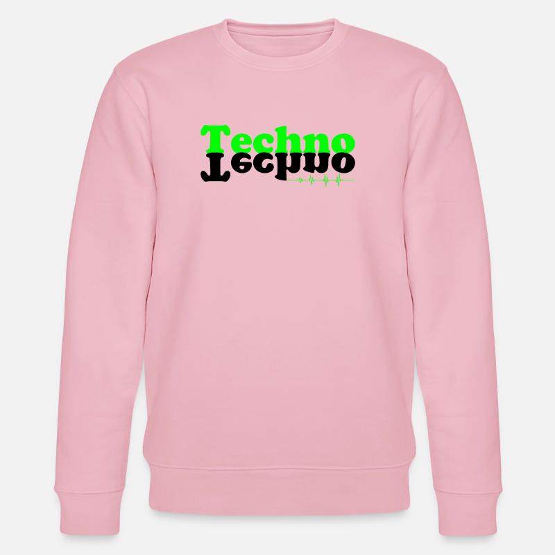 Techno kontiki - Stanley/Stella Unisex Bio-Sweatshirt CHANGER  - Hellrosa