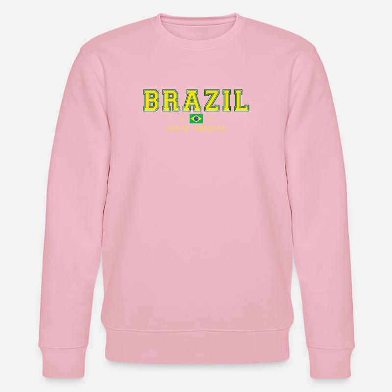 Brazil - Stanley/Stella Unisex Bio-Sweatshirt CHANGER  - Hellrosa