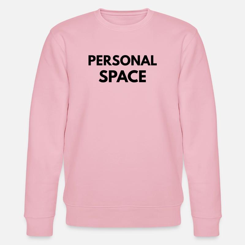 Personal Space Minimal-Quote-Design - Stanley/Stella Unisex Bio-Sweatshirt CHANGER - Hellrosa