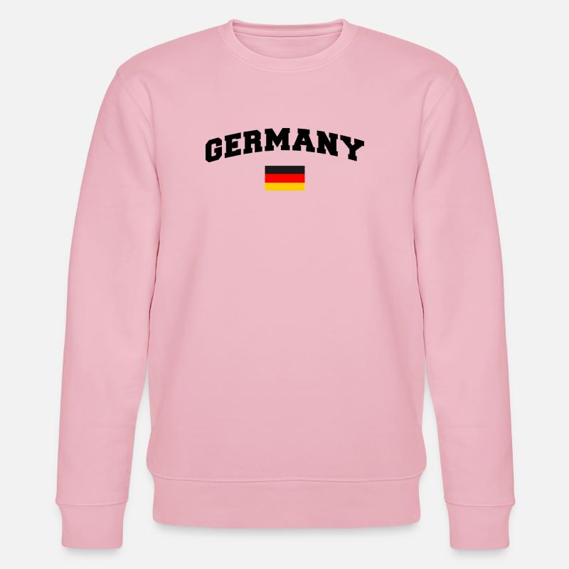 Drapeau allemand - Sweat bio CHANGER Stanley/Stella Unisexe - rose pâle