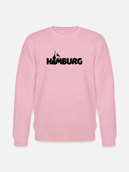 Hamburg am Hamburger Hafen - Stanley/Stella Unisex Bio-Sweatshirt CHANGER - Hellrosa