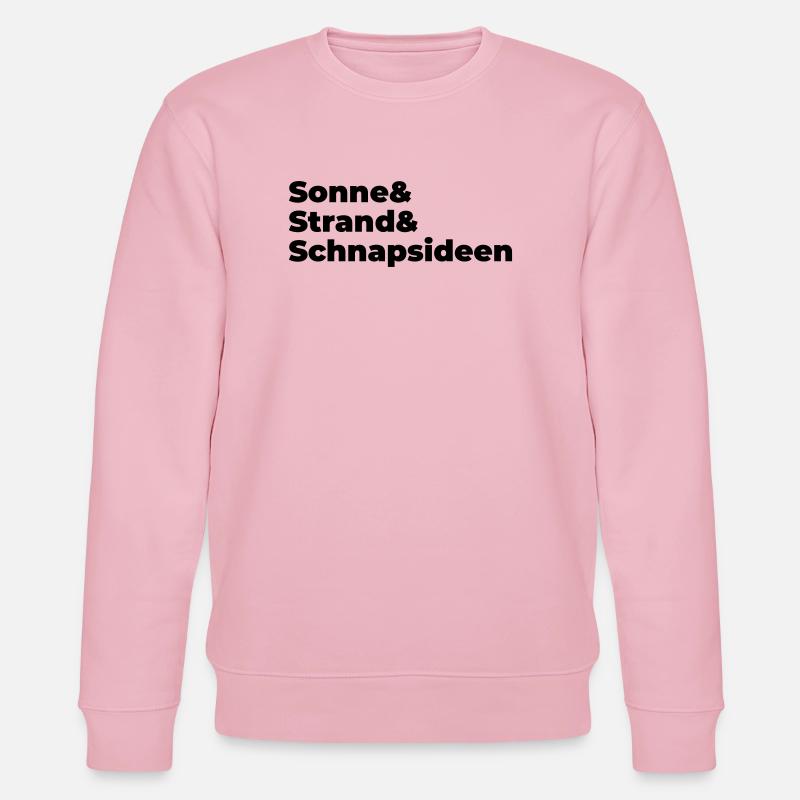 Sonne Strand Snapsideen - Stanley/Stella Unisex Bio-Sweatshirt CHANGER  - Hellrosa