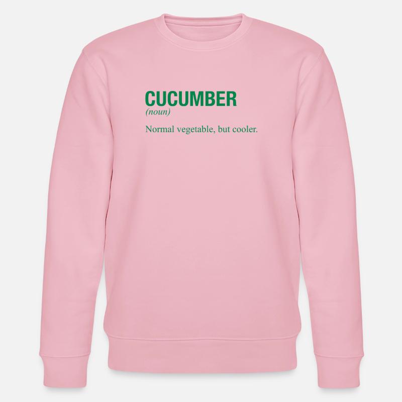 CUCUMBER - Stanley/Stella Unisex Bio-Sweatshirt CHANGER  - Hellrosa