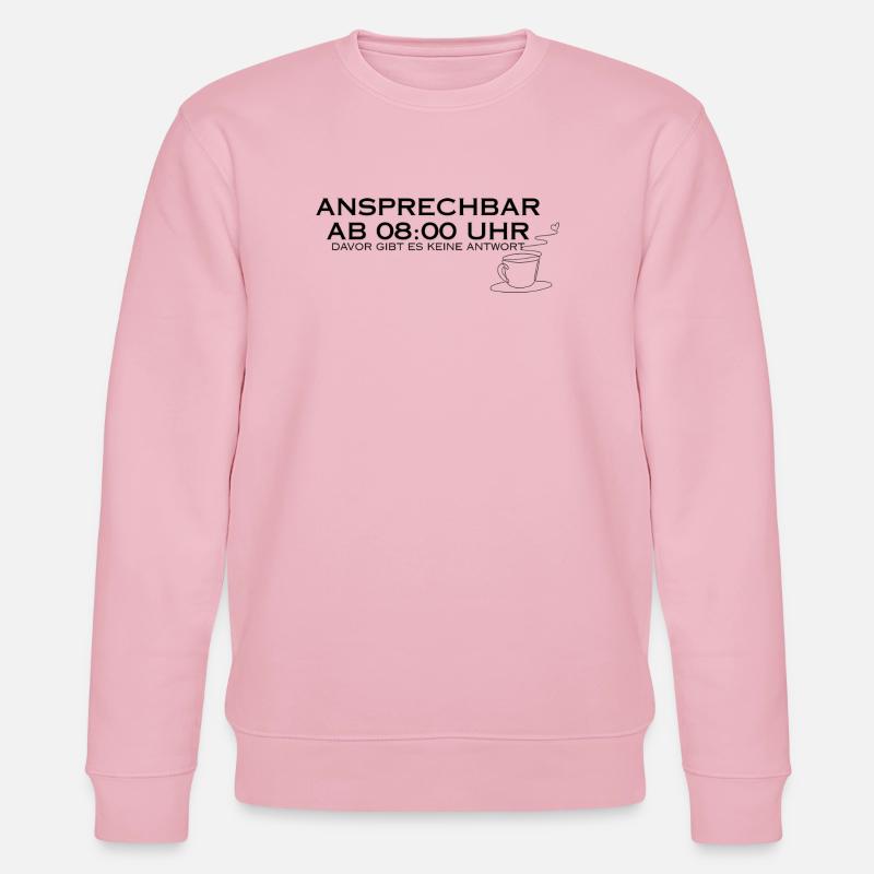Ansprechbar ab 08:00 Uhr - Stanley/Stella Unisex Bio-Sweatshirt CHANGER  - Hellrosa