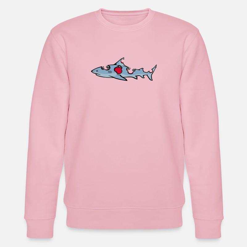 requin - Sweat bio CHANGER Stanley/Stella Unisexe - rose pâle