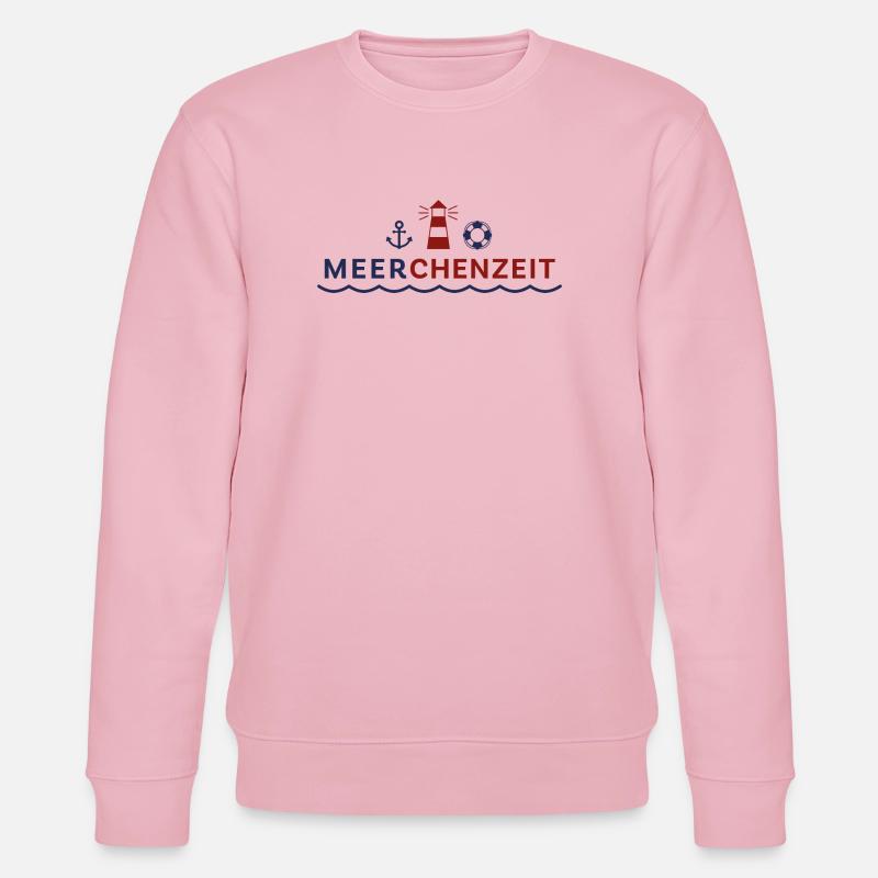 Meerchenzeit - Stanley/Stella Unisex Bio-Sweatshirt CHANGER  - Hellrosa
