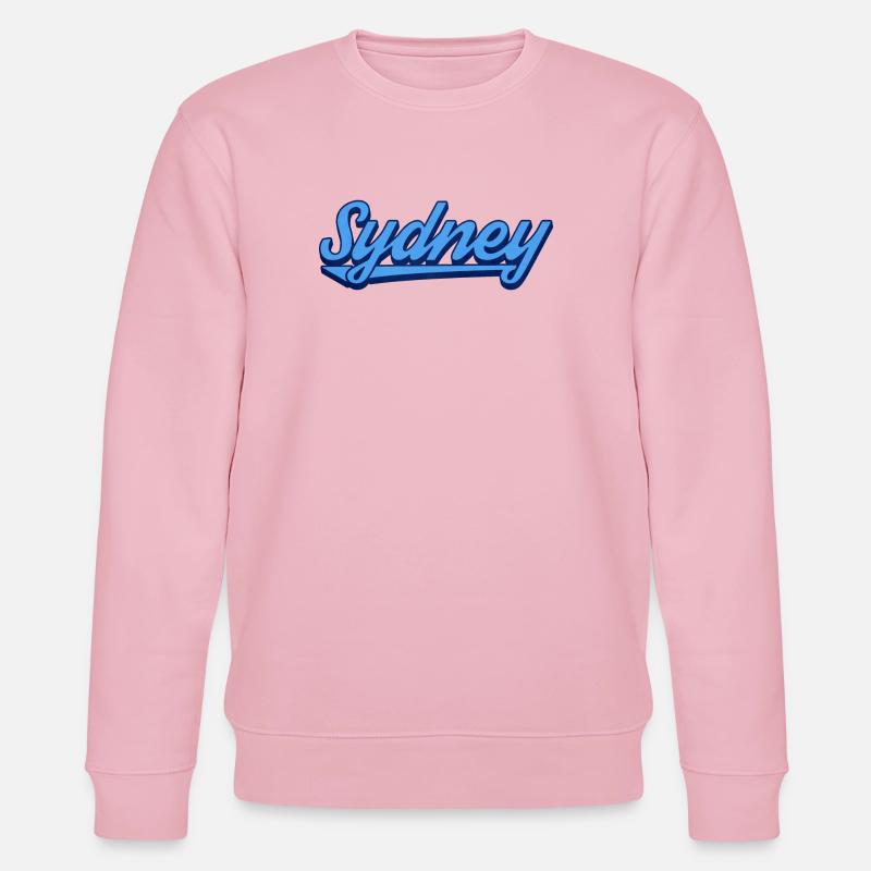 Sydney Ocean Script Logo - Stanley/Stella Unisex Bio-Sweatshirt CHANGER  - Hellrosa