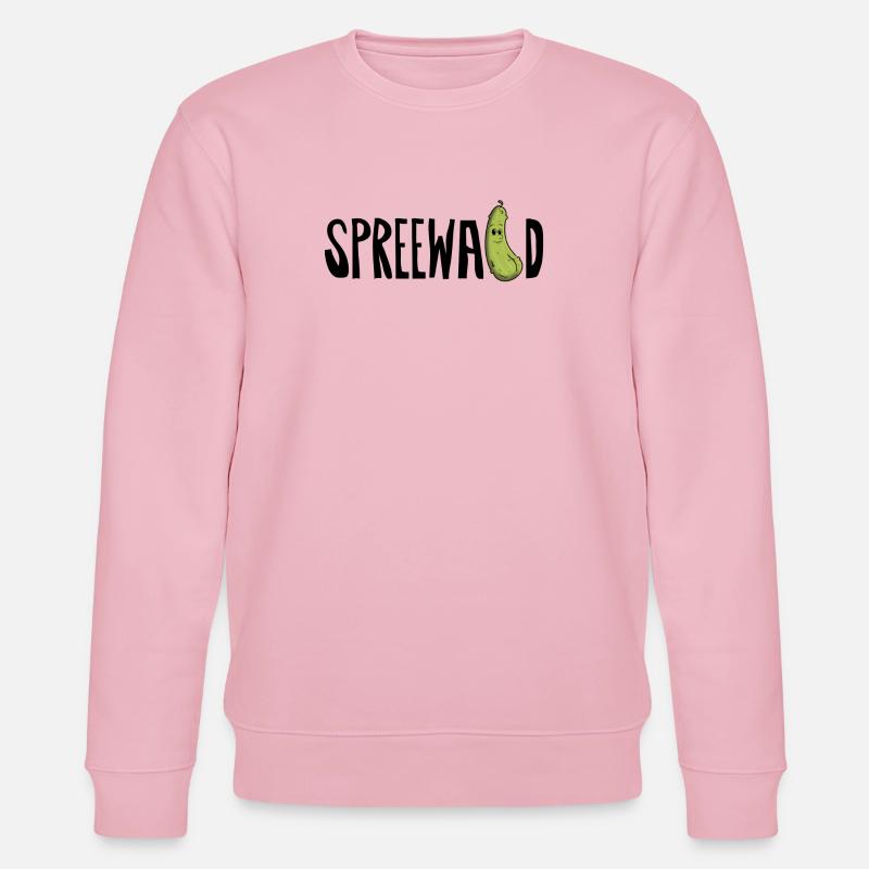 Concombre de Spreewald - Sweat bio CHANGER Stanley/Stella Unisexe - rose pâle