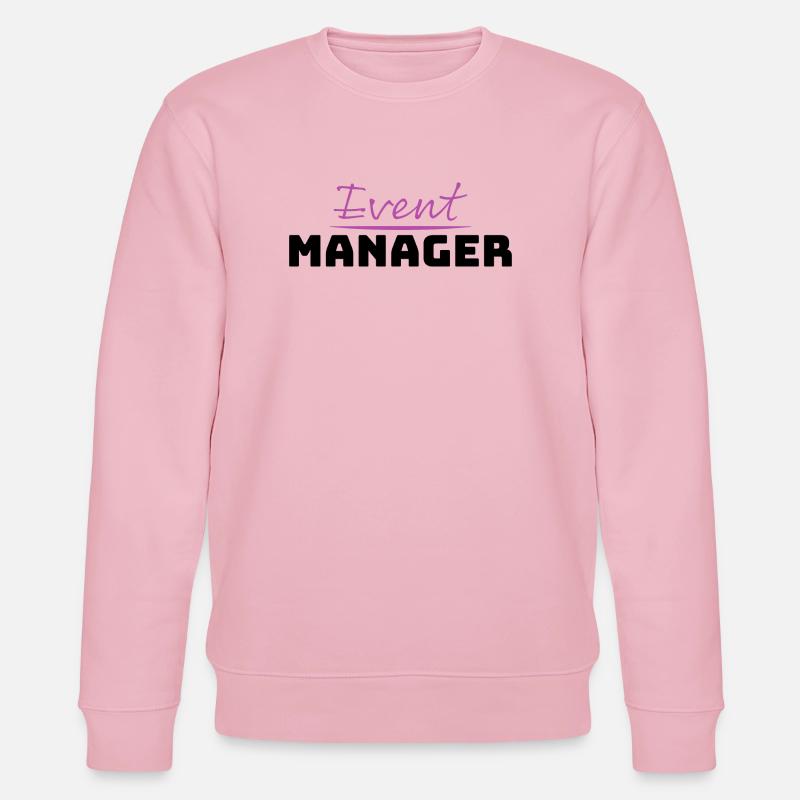 Tshirt fuer Event Manager - Stanley/Stella Unisex Bio-Sweatshirt CHANGER - Hellrosa